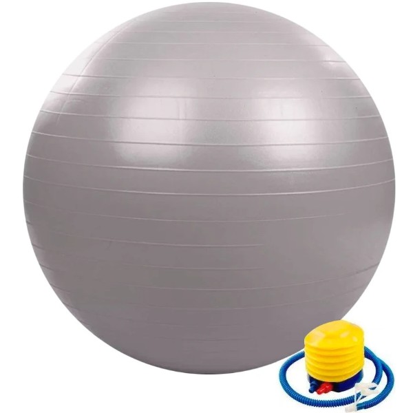 Фото - Мяч для фитнеса Stein 75 см Silver (DB9655-75)