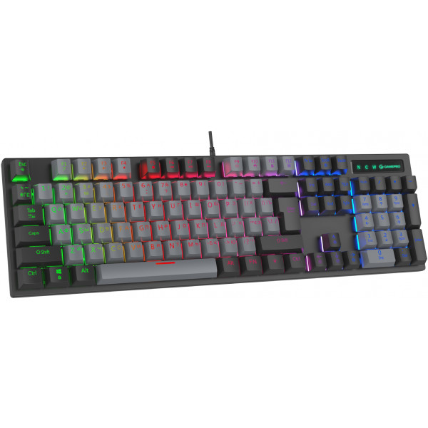 Фото - Клавіатура дротова ігрова GamePro LED USB (MK105B)