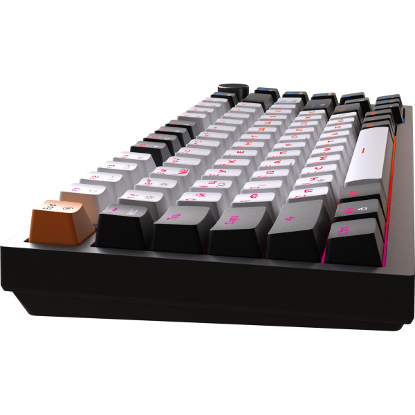 Фото - Клавиатура проводная игровая GamePro MK160B Hot-Swap Red Swich RGB Black (MK160B)