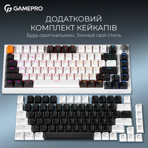 Фото - Клавіатура бездротова ігрова GamePro Asgard Valhalla (MK160W Pro)