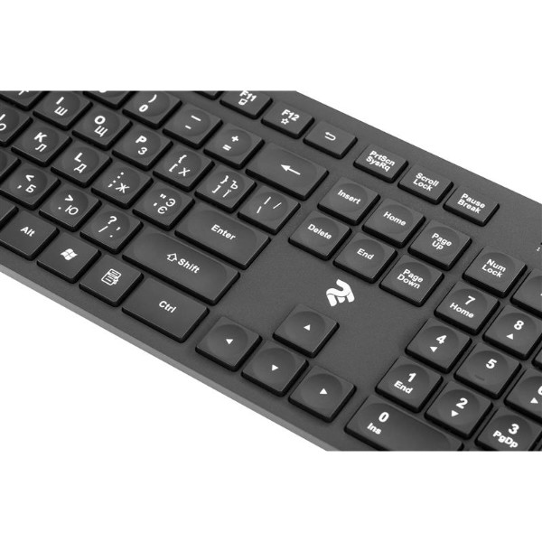 Фото - Клавиатура+мышь беспроводная 2E MK420 WL Black (2E-MK420WB)