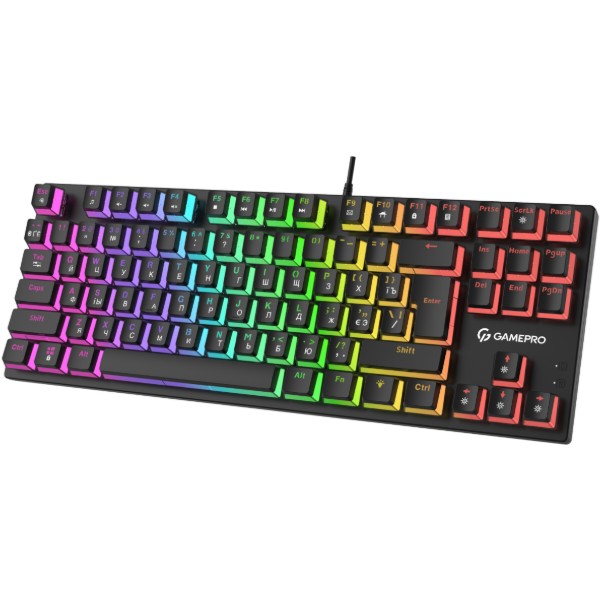 Фото - Клавиатура проводная игровая GamePro MK80R Red
