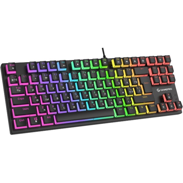 Фото - Клавиатура проводная игровая GamePro MK80R Red