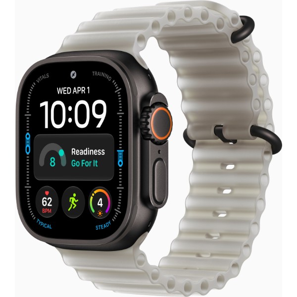 Фото - Смарт-часы Apple Watch Ultra 4 GPS + eSIM 49mm Black Titanium Case with Translucent Gray Ocean Band