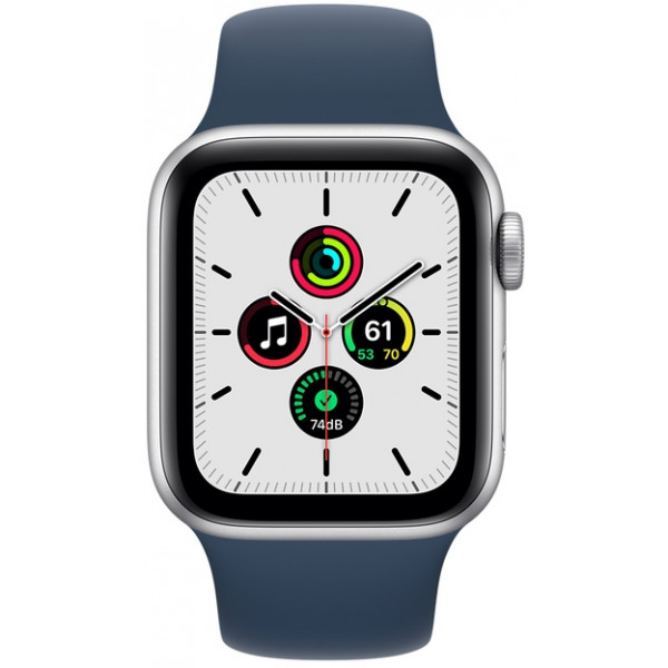 Фото - Смарт-часы Apple Watch SE 40mm Silver Aluminium Case with Abyss Blue Sport Band
