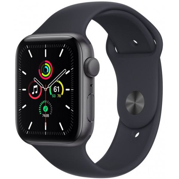 Фото - Смарт-часы Apple Watch SE 44mm Space Gray Aluminium Case with Midnight Sport Band