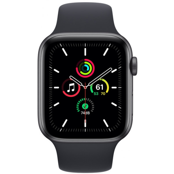 Фото - Смарт-часы Apple Watch SE 44mm Space Gray Aluminium Case with Midnight Sport Band