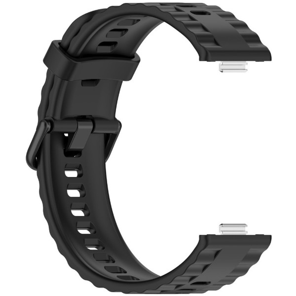 Фото - Ремешок для смарт-часов BeCover Ribbed Tape for Huawei Watch Fit 3 / Fit 4 / Fit 4 Pro Black (714112)
