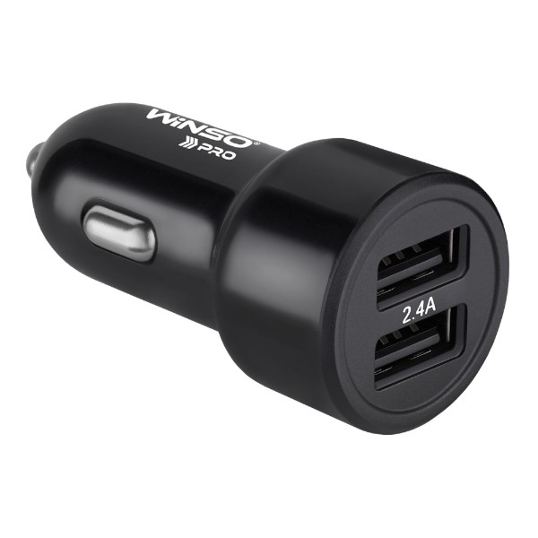 Фото - Автомобильное зарядное устройство Winso PRO 12W 2xUSB-A (222012)