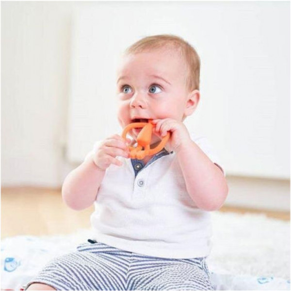 Фото - Прорізувач Matchstick Monkey Обезьянка, оранжевый 11 см (MM-ONT-020)