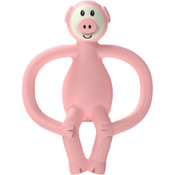 Фото - Прорезыватель Matchstick Monkey Свинка, светло-розовый 11 см (MM-PG-001) Фото - Прорезыватель Matchstick Monkey Свинка, светло-розовый 11 см (MM-PG-001)