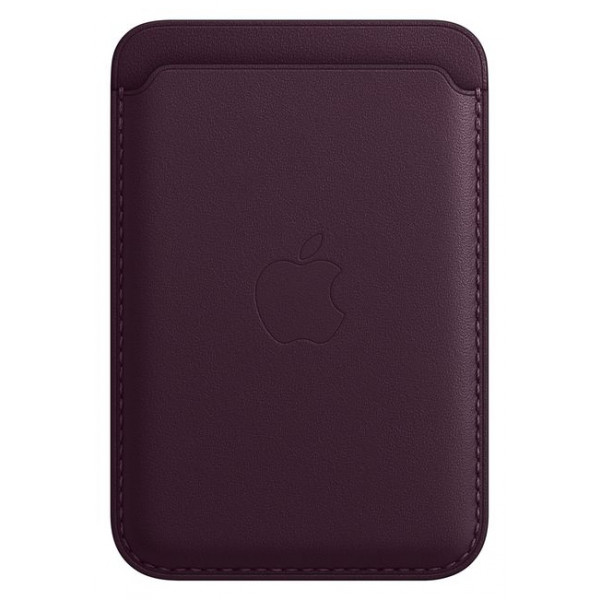 Фото - Чехол для смартфона Apple iPhone Leather Wallet with MagSafe - Dark Cherry (MM0T3)