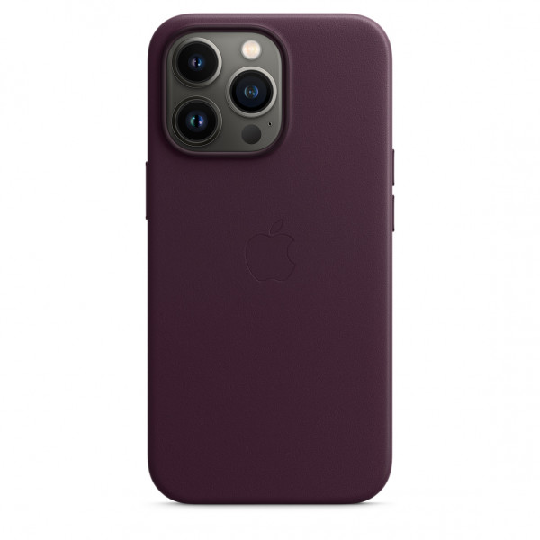 Фото - Чехол для смартфона Apple iPhone 13 Pro Leather Case with MagSafe - Dark Cherry (MM1A3) Фото - Чехол для смартфона Apple iPhone 13 Pro Leather Case with MagSafe - Dark Cherry (MM1A3)