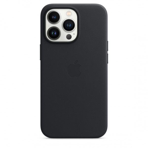 Фото - Чехол для смартфона Apple iPhone 13 Pro Leather Case with MagSafe - Midnight (MM1H3)