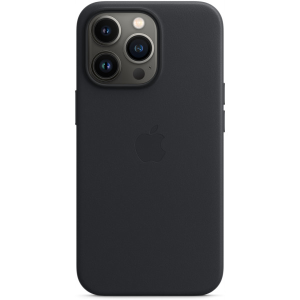 Фото - Чохол для смартфону Apple iPhone 13 Pro Max Leather Case with MagSafe - Midnight (MM1R3)