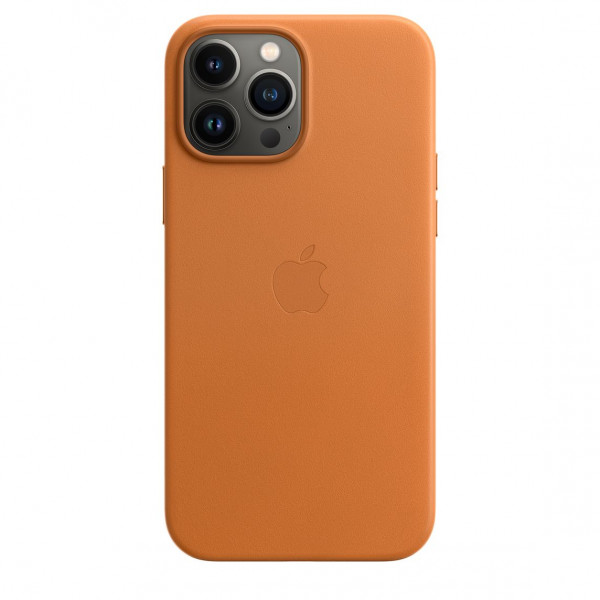 Фото - Чехол для смартфона Apple iPhone 13 Pro Max Leather Case with MagSafe - Golden Brown (MM1L3)