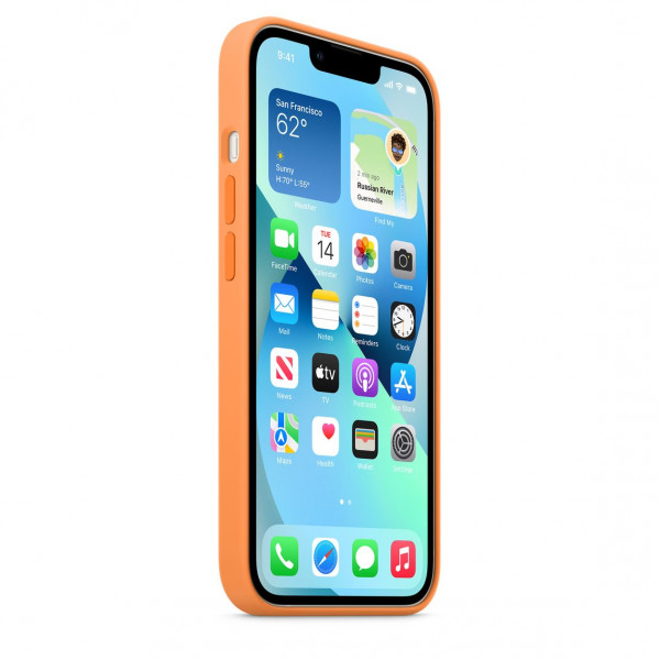 Фото - Чохол для смартфону Apple iPhone 13 Silicone Case with MagSafe – Marigold (MM243)