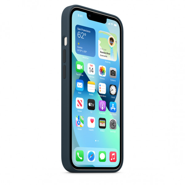 Фото - Чохол для смартфону Apple iPhone 13 Silicone Case with MagSafe – Abyss Blue (MM293)