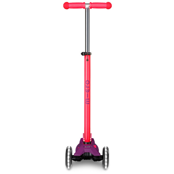 Фото - Двоколісний самокат Micro серії Maxi Deluxe Neon LED - УЛЬТРА РОЖЕВИЙ (MMD233)