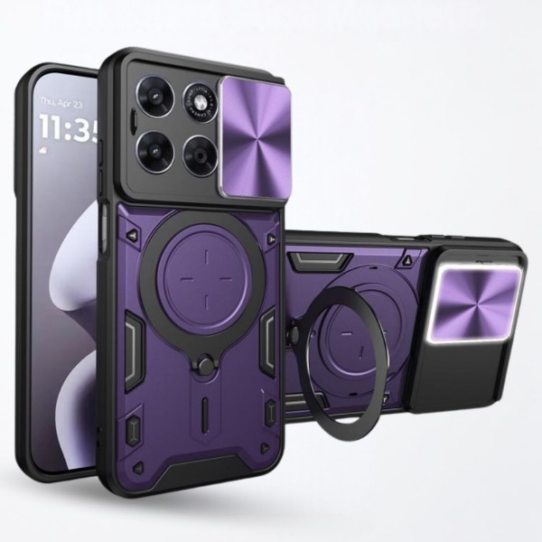 Фото - Чехол для смартфона BeCover Full Guard Slide Magnetic for Motorola Moto G86 Purple (716400)