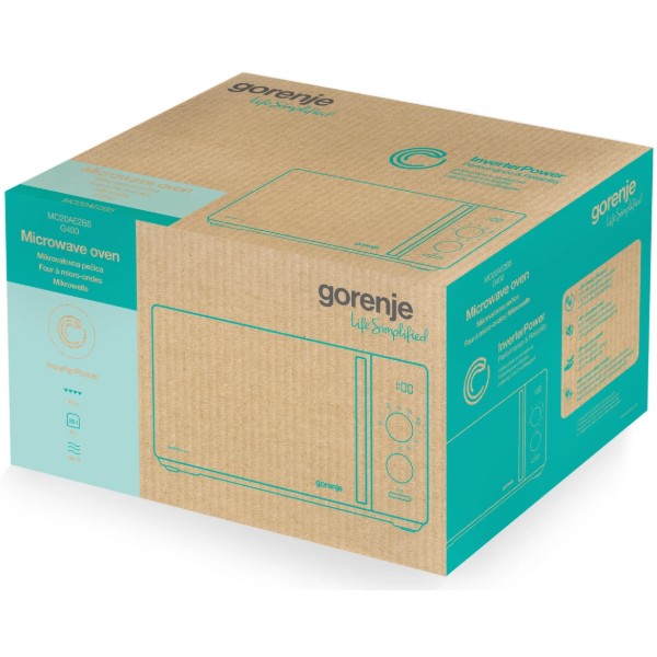 Фото - Мікрохвильова піч (НВЧ) Gorenje MO20AE2B5