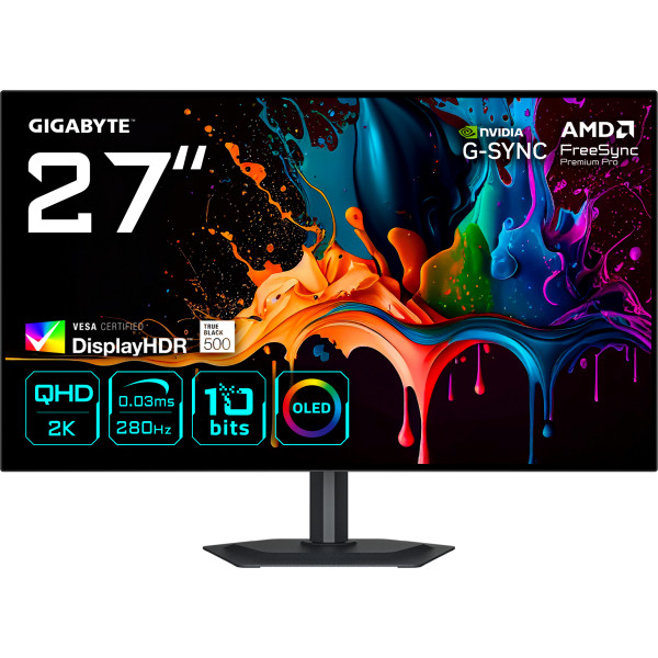 Фото - Монітор ігровий Gigabyte MO27Q28G OLED Gaming Monitor