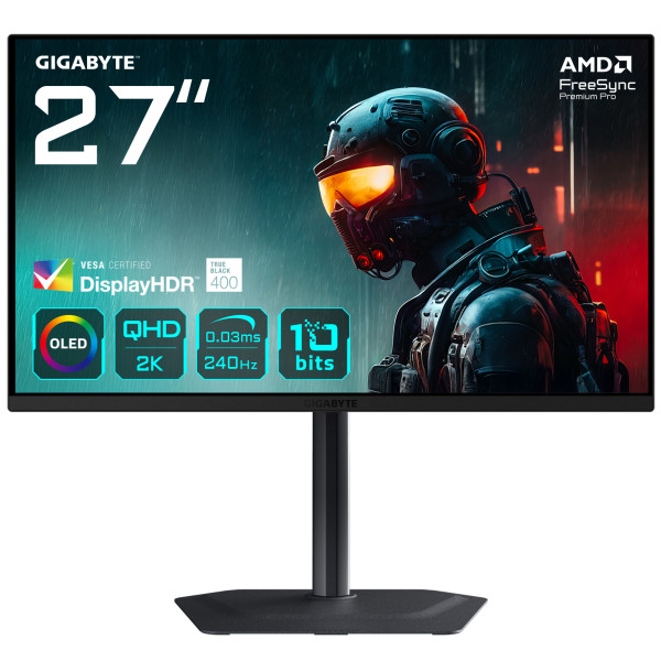 Фото - Монітор ігровий Gigabyte MO27Q2 OLED Gaming Monitor