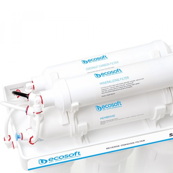 Фото - Система зворотнього осмосу Ecosoft Standard 6-50 з мінералізатором (MO650MECOSTD)