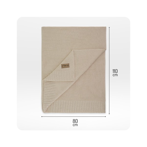 Фото - Плед дитячий літо MoMi HUG Beige