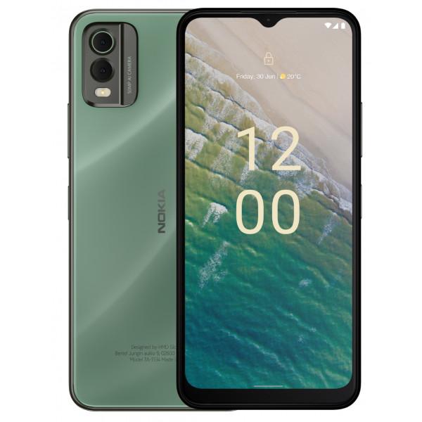 Фото - Смартфон Nokia C32 6/128Gb Autumn Green
