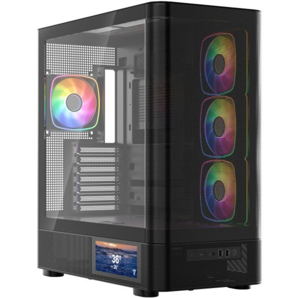 Фото - Корпус Modecom VOLCANO AQ400 ARGB MIDI SIDE (MC-A-AQ400-4FA-B)