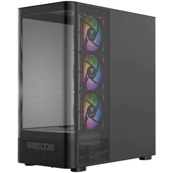 Фото - Корпус Modecom VOLCANO AQ400 ARGB MIDI SIDE (MC-A-AQ400-4FA-B)