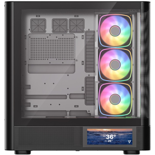 Фото - Корпус Modecom VOLCANO AQ400 ARGB MIDI SIDE (MC-A-AQ400-4FA-B)