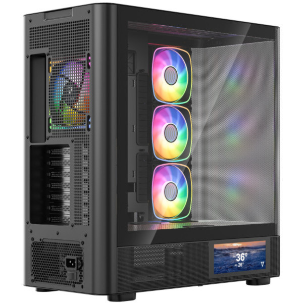 Фото - Корпус Modecom VOLCANO AQ400 ARGB MIDI SIDE (MC-A-AQ400-4FA-B)