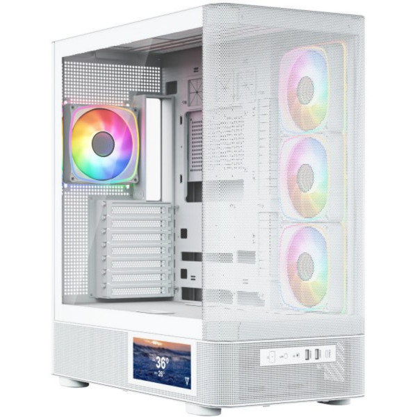 Фото - Корпус Modecom VOLCANO AQ400 ARGB MIDI SIDE (MC-A-AQ400-4FA-W)