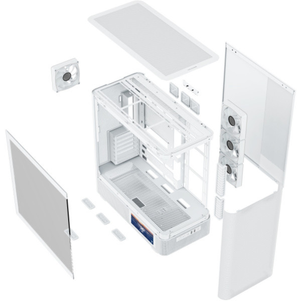 Фото - Корпус Modecom VOLCANO AQ400 ARGB MIDI SIDE (MC-A-AQ400-4FA-W)