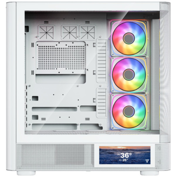 Фото - Корпус Modecom VOLCANO AQ400 ARGB MIDI SIDE (MC-A-AQ400-4FA-W)