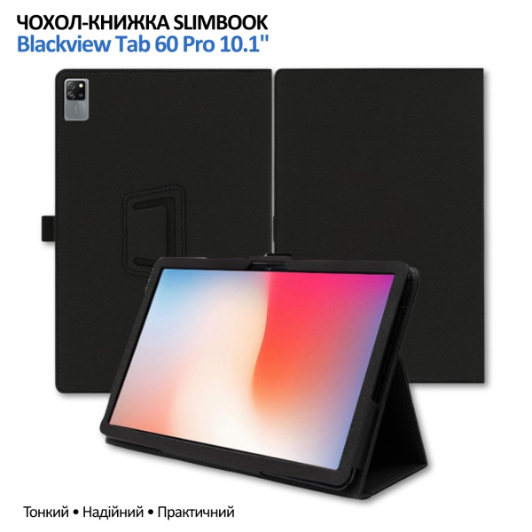 Фото - Чохол для планшета BeCover Slimbook for Blackview Tab 60 Pro 10.1" Black (715122)