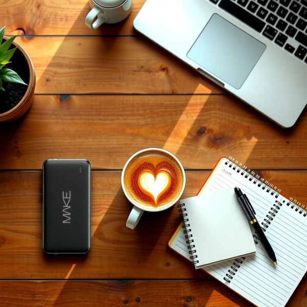 Фото - Батарея мобільна MAKE Power Bank 20000 mAh 2A+2A Black (MPB-205BK)