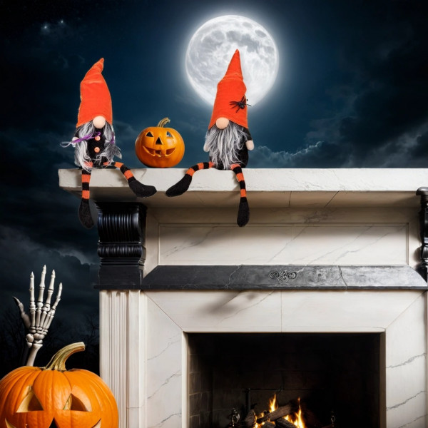 Фото - Декор Halloween YES! Fun «Гном Дівчинка», 39 см, LED