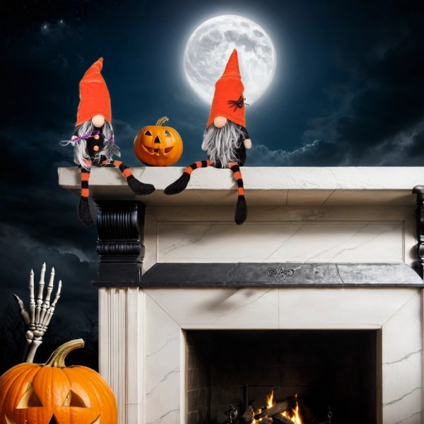 Фото - Декор Halloween YES! Fun «Гном Дівчинка», 39 см, LED