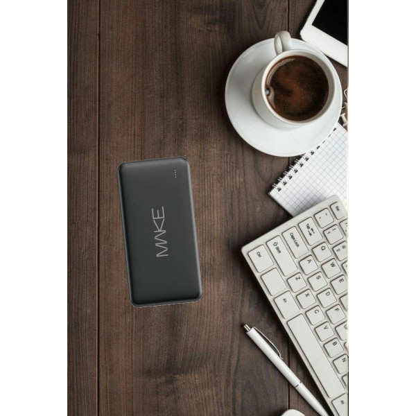 Фото - Батарея мобільна MAKE 20W 10000 mAh PD+QC Black (MPB-105BK)