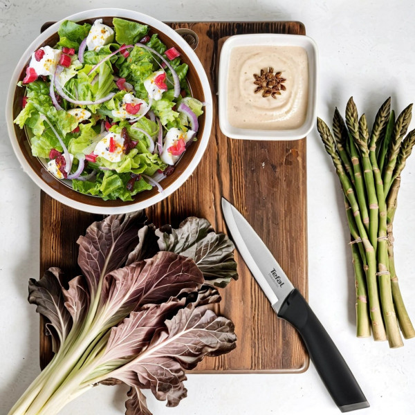 Фото - Набор ножей Tefal K221S375 Comfort 3пр: для овощей 9 см + 12 см, шеф-повара 15 см