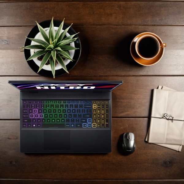 Фото - Ноутбук ігровий Acer Nitro 5 AN515-58 (NH.QMZEU.006) Obsidian Black