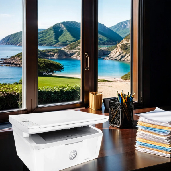 Фото - МФУ ч/б печати HP LaserJet Pro M141w c WiFi (7MD74A)