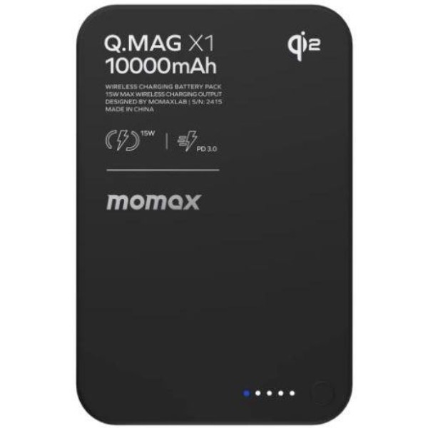 Фото - Батарея мобильная Momax 10000MAH BLACK (IP136AQ2D)