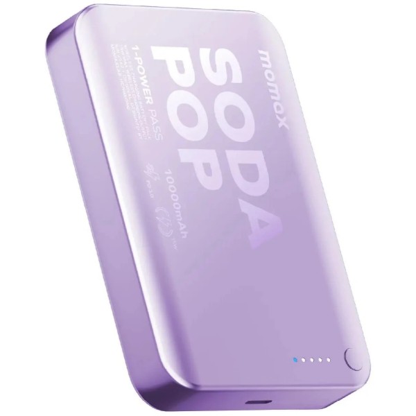 Фото - Батарея мобильная Momax 10000MAH PURPLE (IP166U)