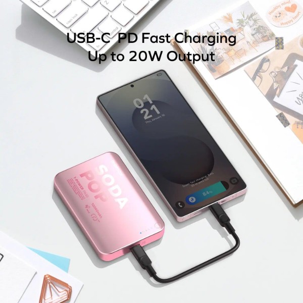 Фото - Батарея мобильная Momax 10000MAH PURPLE (IP166U)