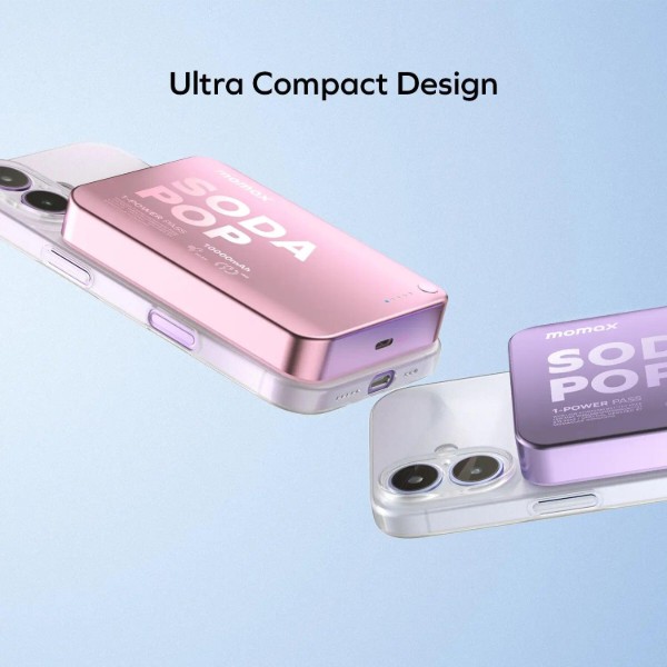 Фото - Батарея мобильная Momax 10000MAH PURPLE (IP166U)