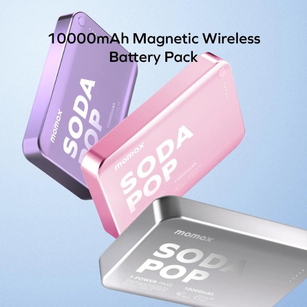 Фото - Батарея мобильная Momax 10000MAH PURPLE (IP166U)